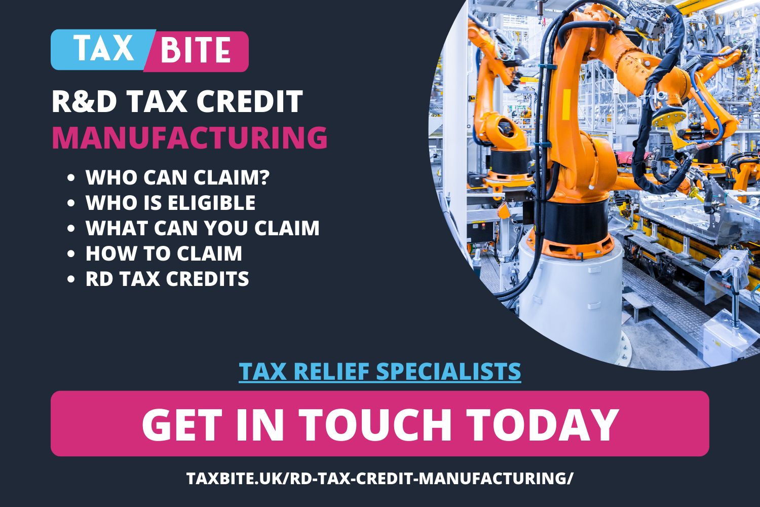 R&D Tax Credit Manufacturing