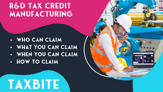 R&D Tax Credit Manufacturing