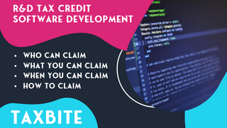 R&D Tax Credit Software Development